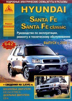 Hyundai Santa Fe с 2000 г.. Руководство по ремонту и эксплуатации. Книга 2000100801 фото