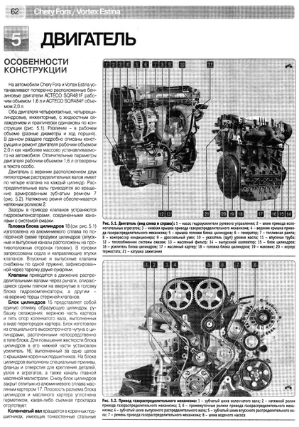Chery Fora / Vortex Estina. Руководство по ремонту и эксплуатации. Книга C0001 фото