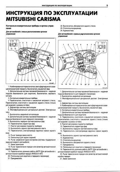 Mitsubishi Carisma. Руководство по ремонту и эксплуатации. Книга M19952004 фото
