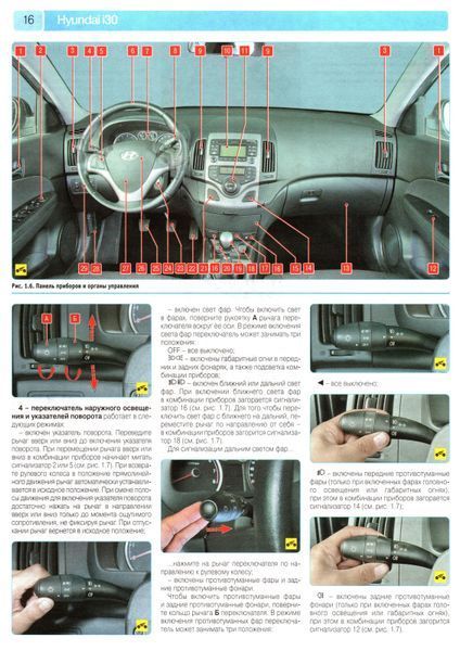 Hyundai i30. Руководство по ремонту и эксплуатации. Книга H123412 фото