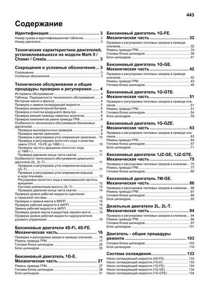 Toyota Mark II, ChaseR, Cresta. Руководство по ремонту и эксплуатации. Книга 881984 фото