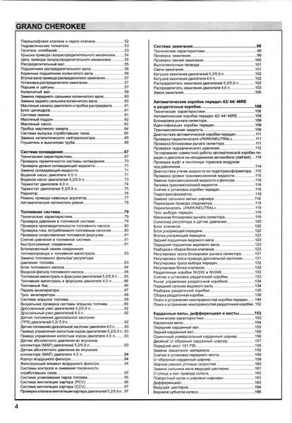 Jeep Grand Cherokee. Руководство по ремонту и эксплуатации. Книга J093 фото