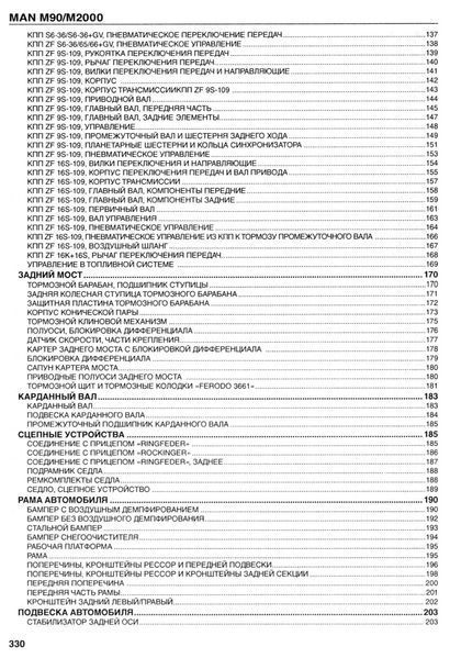 MAN M90 / M2000. Каталог деталей. Книга 34576239845 фото