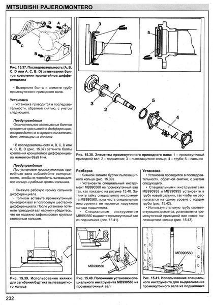 Mitsubishi Pajero / Montero. Руководство по ремонту и эксплуатации. Книга 2224150521 фото
