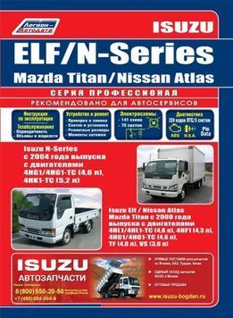 Isuzu Elf / Mazda Titan / Nissan Atlas. Руководство по ремонту и эксплуатации. 1627446836 фото