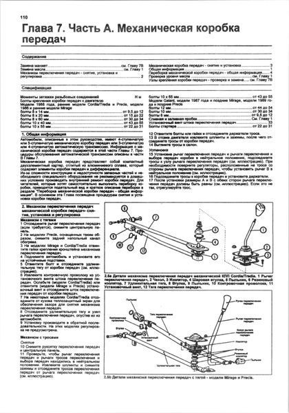 Mitsubishi Mirage (Lancer, Colt), Galant, Cordia, Tredia, Precis. Посібник з ремонту. Книга M19831993 фото