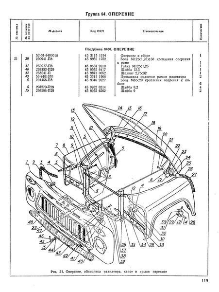 Каталог деталей автомобілів ГАЗ-52-04. Книга. 5204 фото