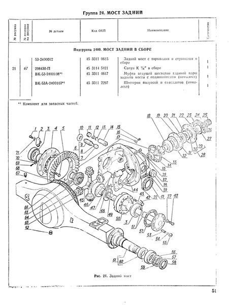 Каталог деталей автомобілів ГАЗ-52-04. Книга. 5204 фото