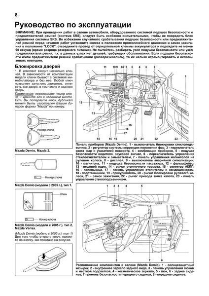 Mazda Demio / Verisa, Mazda 2. Посібник з ремонту й експлуатації. Книга M20022 фото