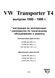 VW Transporter T4. Посібник з ремонту та експлуатації. Книга 42854 фото 2