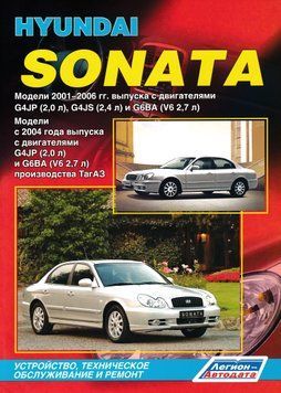 Hyundai Sonata. Посібник з ремонту й експлуатації. Книга H003 фото