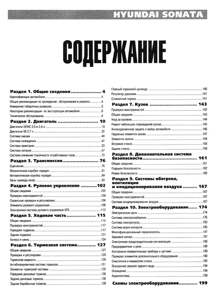Hyundai Sonata. Посібник з ремонту й експлуатації. Книга H007 фото