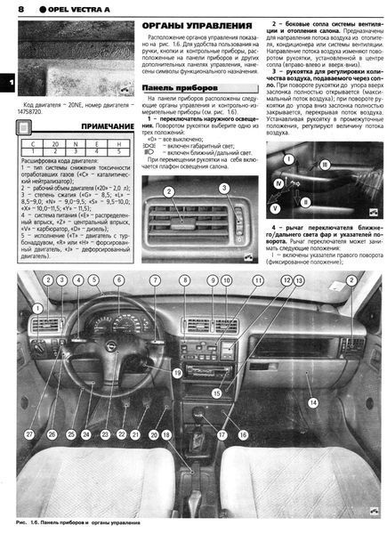 Opel Vectra A. Руководство по ремонту и эксплуатации. Книга 13451346 фото