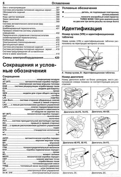 Toyota Corolla. Руководство по ремонту и эксплуатации. Книга 254628754 фото