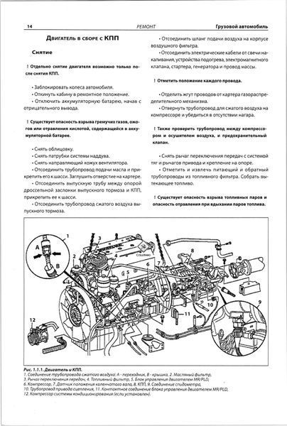 Mercedes-Benz Axor I и II поколения. Руководство по ремонту. Книга M110012 фото