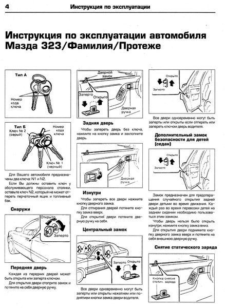 Mazda 323. Руководство по ремонту и эксплуатации. Книга 2055335230 фото